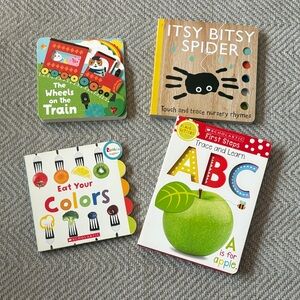 Toddler educational books set of 4